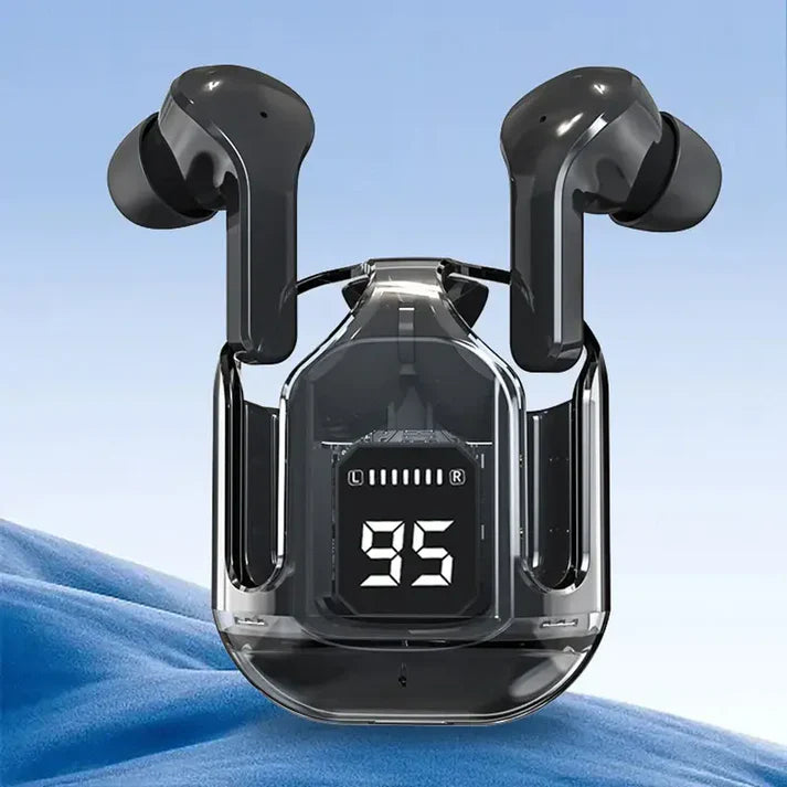 Air31 Earbuds Wireless Crystal Transparent Bluetooth 5.3